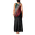 Mexican Aztec Circle Tank Maxi Dress Flag Color Unique Style