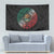 Mexican Aztec Circle Tapestry Flag Color Unique Style