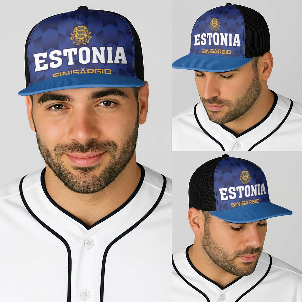 Football 2026 Estonia Baseball Net Cap Sinisargid Come On