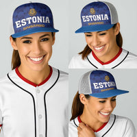 Football 2026 Estonia Baseball Net Cap Sinisargid Come On