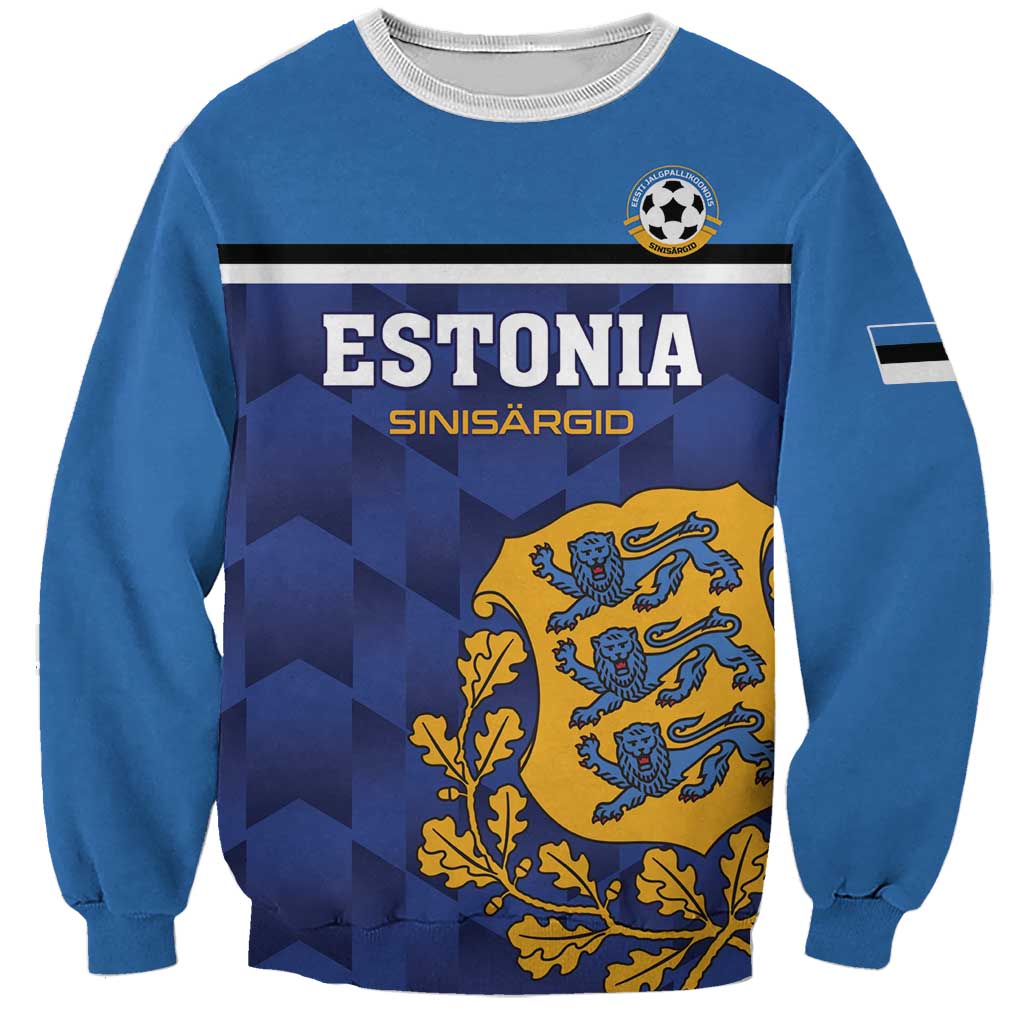 Custom Football 2026 Estonia Sweatshirt Sinisargid Come On