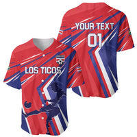 Personalized Costa Rica jersey set, front 'LOS TICOS' and back 'YOUR TEXT' 01