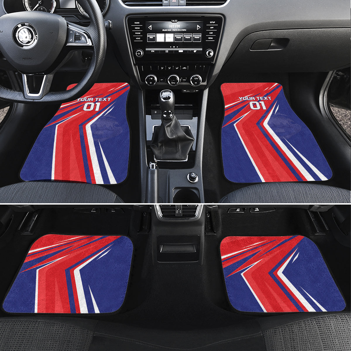 Costa Rica 2024 Soccer Car Mats Come On Los Ticos - Wonder Print Shop