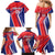 Personalized Costa Rica 2024 Soccer Family Matching Mermaid Dress and Hawaiian Shirt Come On Los Ticos - Wonder Print Shop