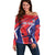 Personalized Costa Rica 2024 Soccer Off Shoulder Sweater Come On Los Ticos - Wonder Print Shop