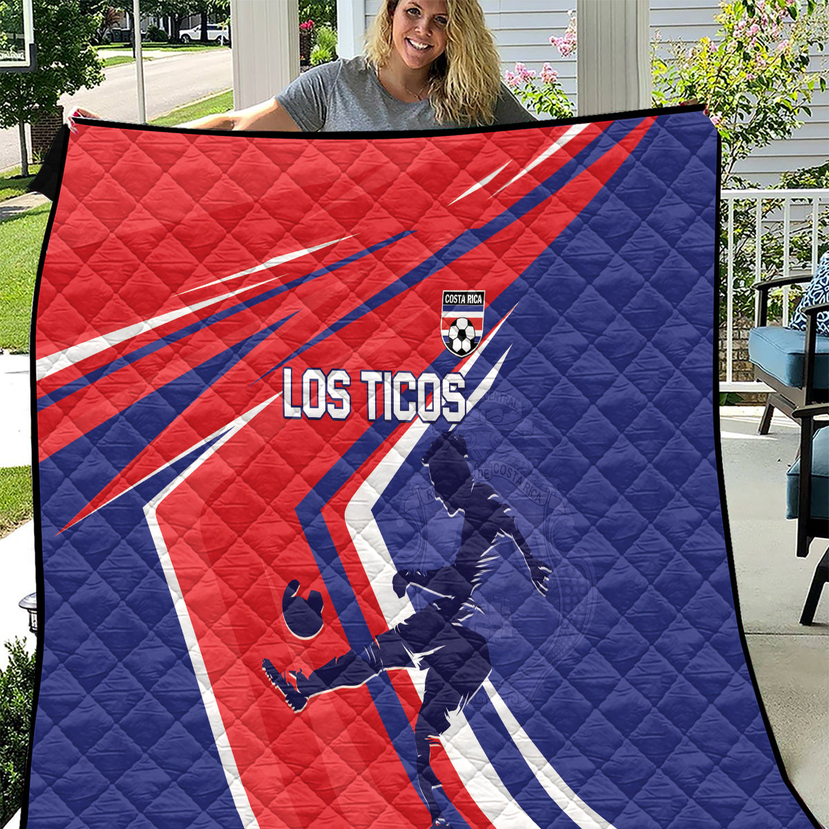 Costa Rica 2024 Soccer Quilt Come On Los Ticos