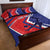 Costa Rica 2024 Soccer Quilt Bed Set Come On Los Ticos - Wonder Print Shop