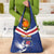 Cape Verde Independence Day Grocery Bag Gerbera Daisy Pattern