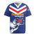 Cape Verde Independence Day Rugby Jersey Gerbera Daisy Pattern - Wonder Print Shop