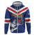 Cape Verde Independence Day Zip Hoodie Gerbera Daisy Pattern - Wonder Print Shop