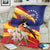 Venezuela Independence Day Blanket Venezuelan Troupial Cattleya Mossiae