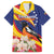 Venezuela Independence Day Family Matching Long Sleeve Bodycon Dress and Hawaiian Shirt Venezuelan Troupial Cattleya Mossiae - Wonder Print Shop