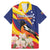 Venezuela Independence Day Family Matching Mermaid Dress and Hawaiian Shirt Venezuelan Troupial Cattleya Mossiae - Wonder Print Shop