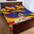 Venezuela Independence Day Quilt Bed Set Venezuelan Troupial Cattleya Mossiae - Wonder Print Shop