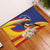 Venezuela Independence Day Rubber Doormat Venezuelan Troupial Cattleya Mossiae - Wonder Print Shop