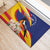 Venezuela Independence Day Rubber Doormat Venezuelan Troupial Cattleya Mossiae - Wonder Print Shop