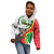 Comoros Independence Day Kid Hoodie 1975 Komori Mongoose Lemur African Pattern - Wonder Print Shop