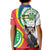 Comoros Independence Day Kid Polo Shirt 1975 Komori Mongoose Lemur African Pattern - Wonder Print Shop