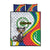 Comoros Independence Day Quilt Bed Set 1975 Komori Mongoose Lemur African Pattern - Wonder Print Shop