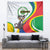 Comoros Independence Day Tapestry 1975 Komori Mongoose Lemur African Pattern - Wonder Print Shop