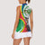 Comoros Independence Day Women Sleeveless Polo Shirt 1975 Komori Mongoose Lemur African Pattern