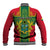 Custom Ghana Baseball Jacket Ghana Cross Of Saint George With Tawny Eagles - Wonder Print Shop