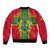 Custom Ghana Bomber Jacket Ghana Cross Of Saint George With Tawny Eagles - Wonder Print Shop