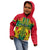 Custom Ghana Kid Hoodie Ghana Cross Of Saint George With Tawny Eagles - Wonder Print Shop