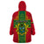 Custom Ghana Wearable Blanket Hoodie Ghana Cross Of Saint George With Tawny Eagles - Wonder Print Shop