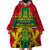 Custom Ghana Wearable Blanket Hoodie Ghana Cross Of Saint George With Tawny Eagles - Wonder Print Shop