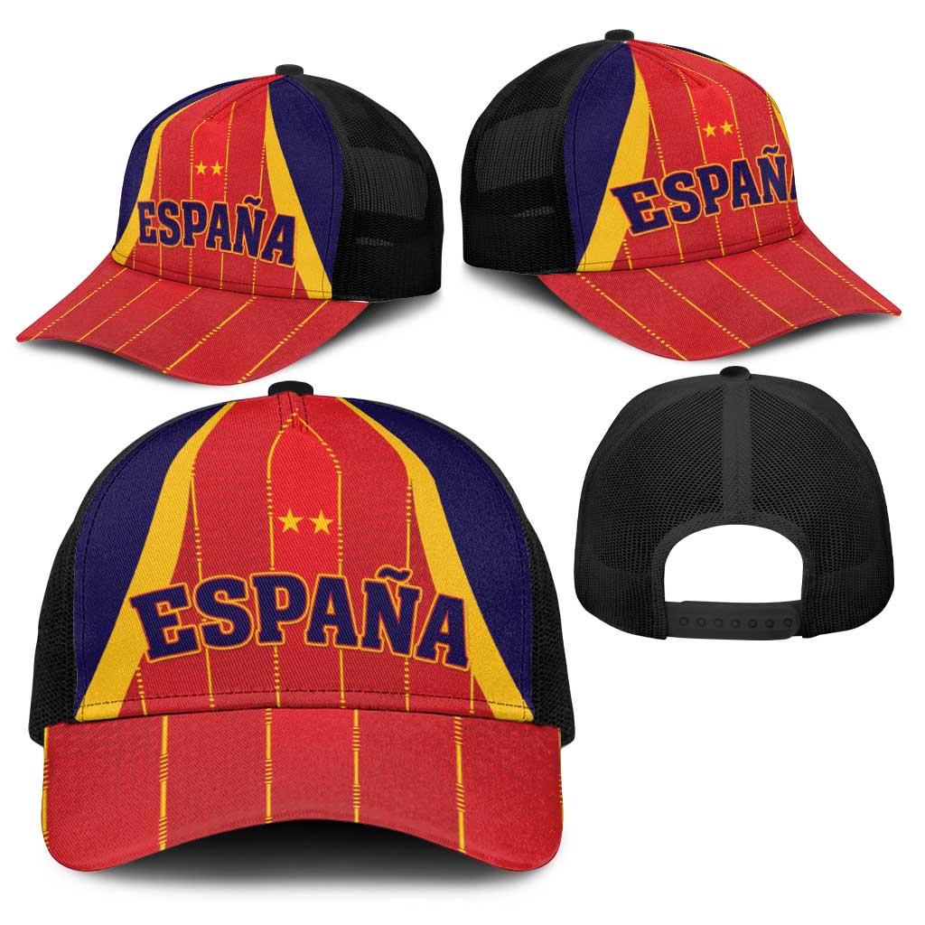 Spain 2026 World Football Baseball Net Cap Vamos Espana