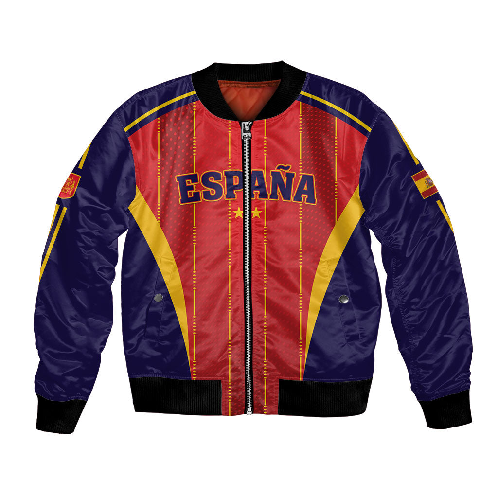 Custom Spain 2026 World Football Bomber Jacket Vamos Espana