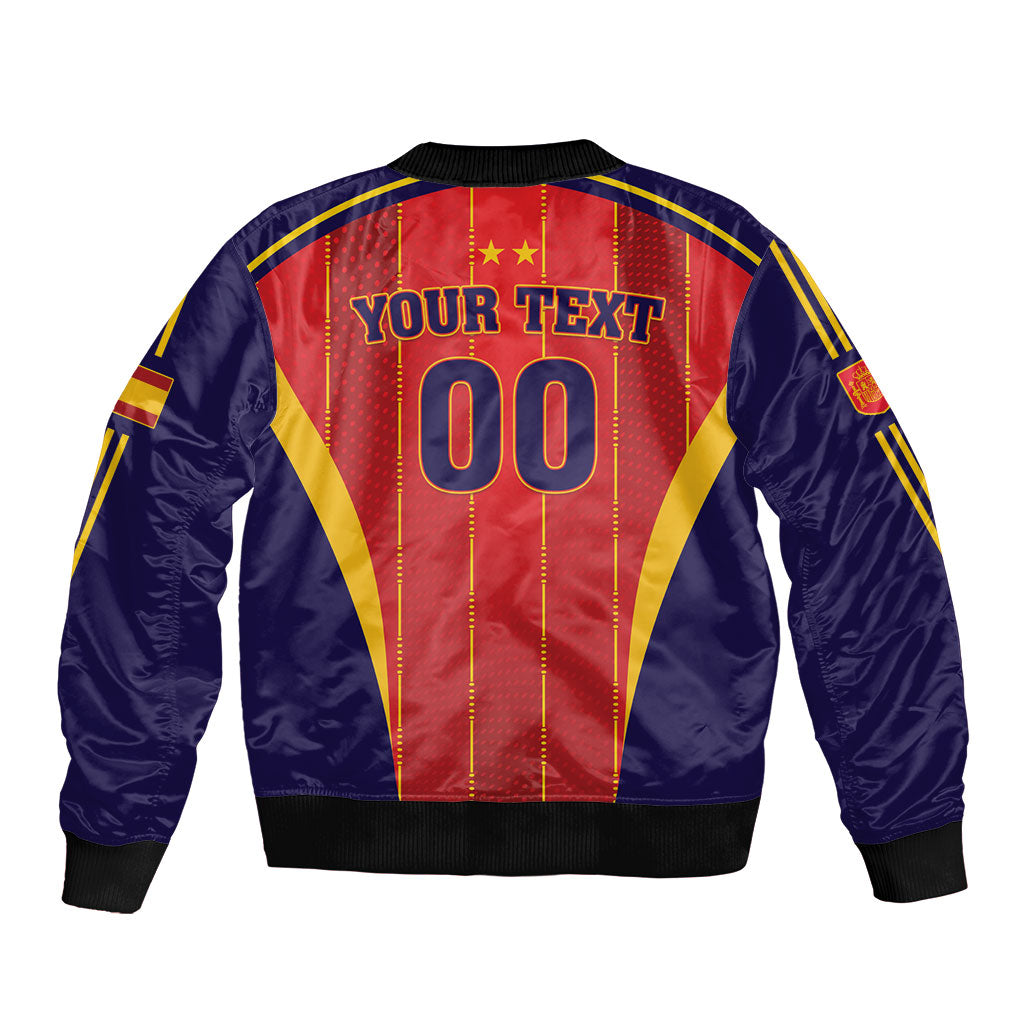 Custom Spain 2026 World Football Bomber Jacket Vamos Espana