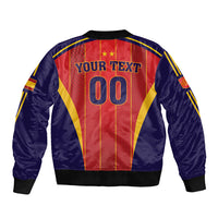 Custom Spain 2026 World Football Bomber Jacket Vamos Espana