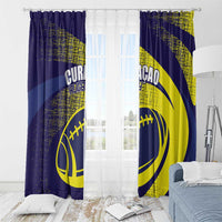 Rugby Curacao Window Curtain Korsou Go Champion - Wonder Print Shop