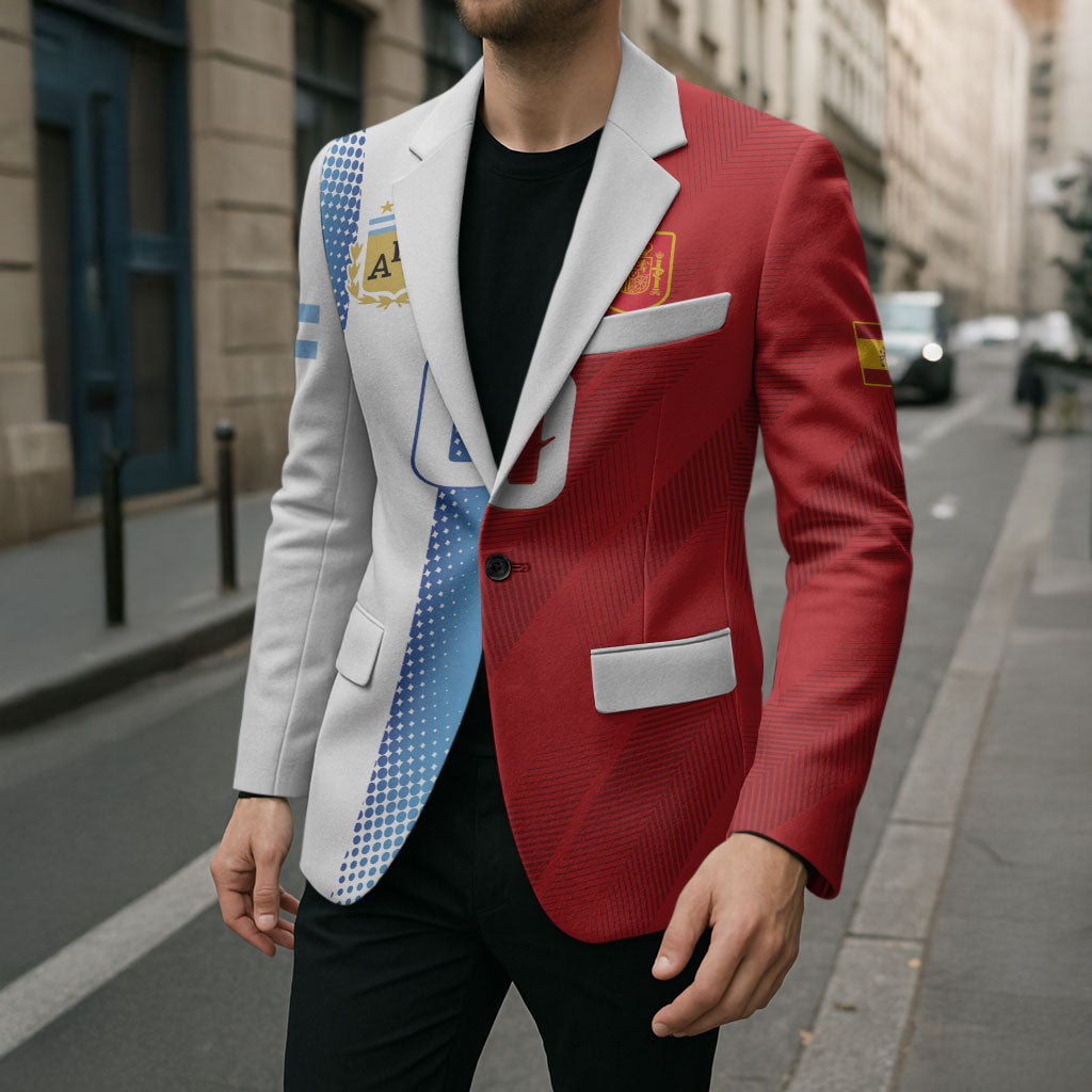 Custom Espana Argentina 2026 Blazer Copa Mundial Final