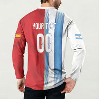 Custom Espana Argentina 2026 Button Sweatshirt Copa Mundial Final
