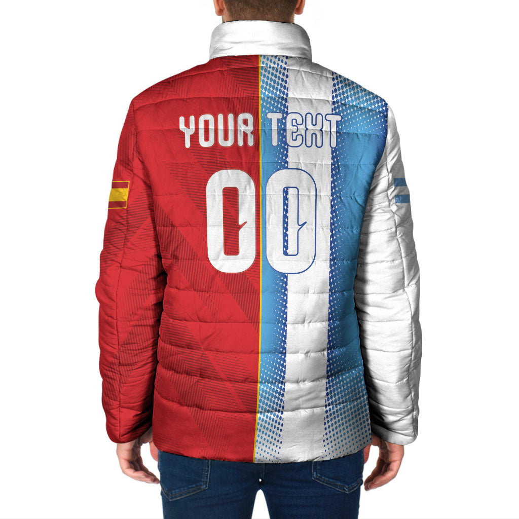 Custom Espana Argentina 2026 Padded Jacket Copa Mundial Final