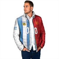 Custom Espana Argentina 2026 Padded Jacket Copa Mundial Final