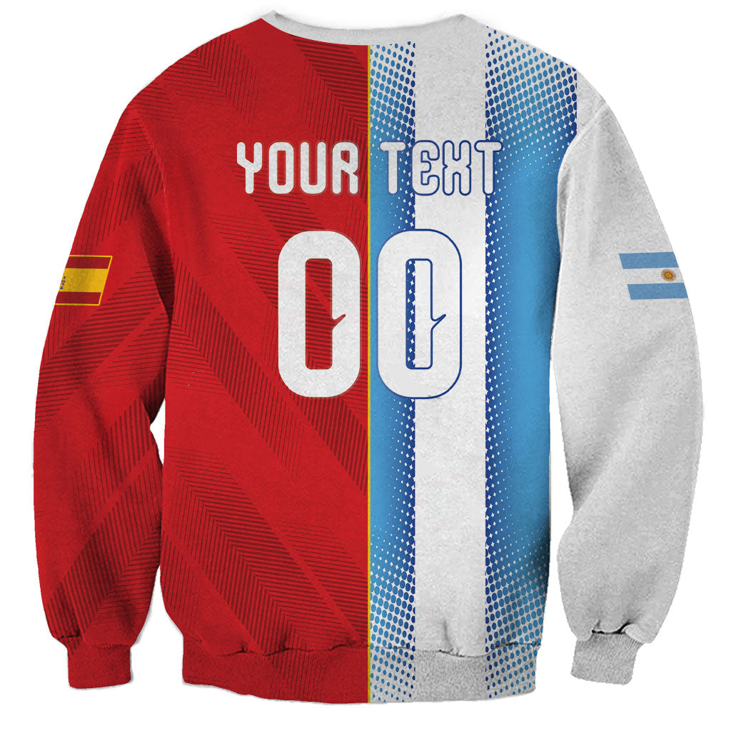 Custom Espana Argentina 2026 Sweatshirt Copa Mundial Final