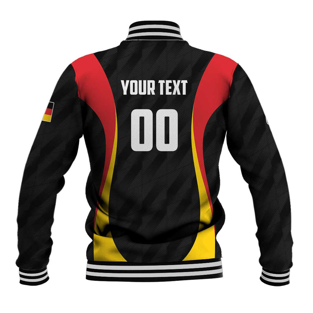 Custom Germany 2025 Champions Basketball Black Baseball Jacket - Wonder Print Shop