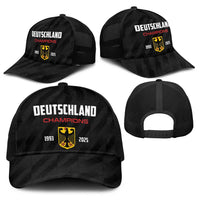 Germany 2025 Champions Basketball Black Baseball Net Cap - Wonder Print Shop
