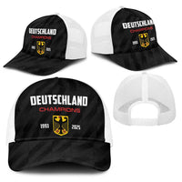 Germany 2025 Champions Basketball Black Baseball Net Cap - Wonder Print Shop