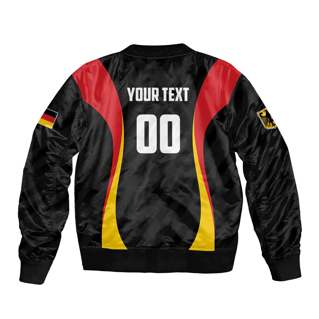 Custom Germany 2025 Champions Basketball Black Bomber Jacket - Wonder Print Shop