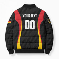 Custom Germany 2025 Champions Basketball Black Bomber Puffer Jacket - Wonder Print Shop