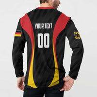 Custom Germany 2025 Champions Basketball Black Button Sweatshirt - Wonder Print Shop