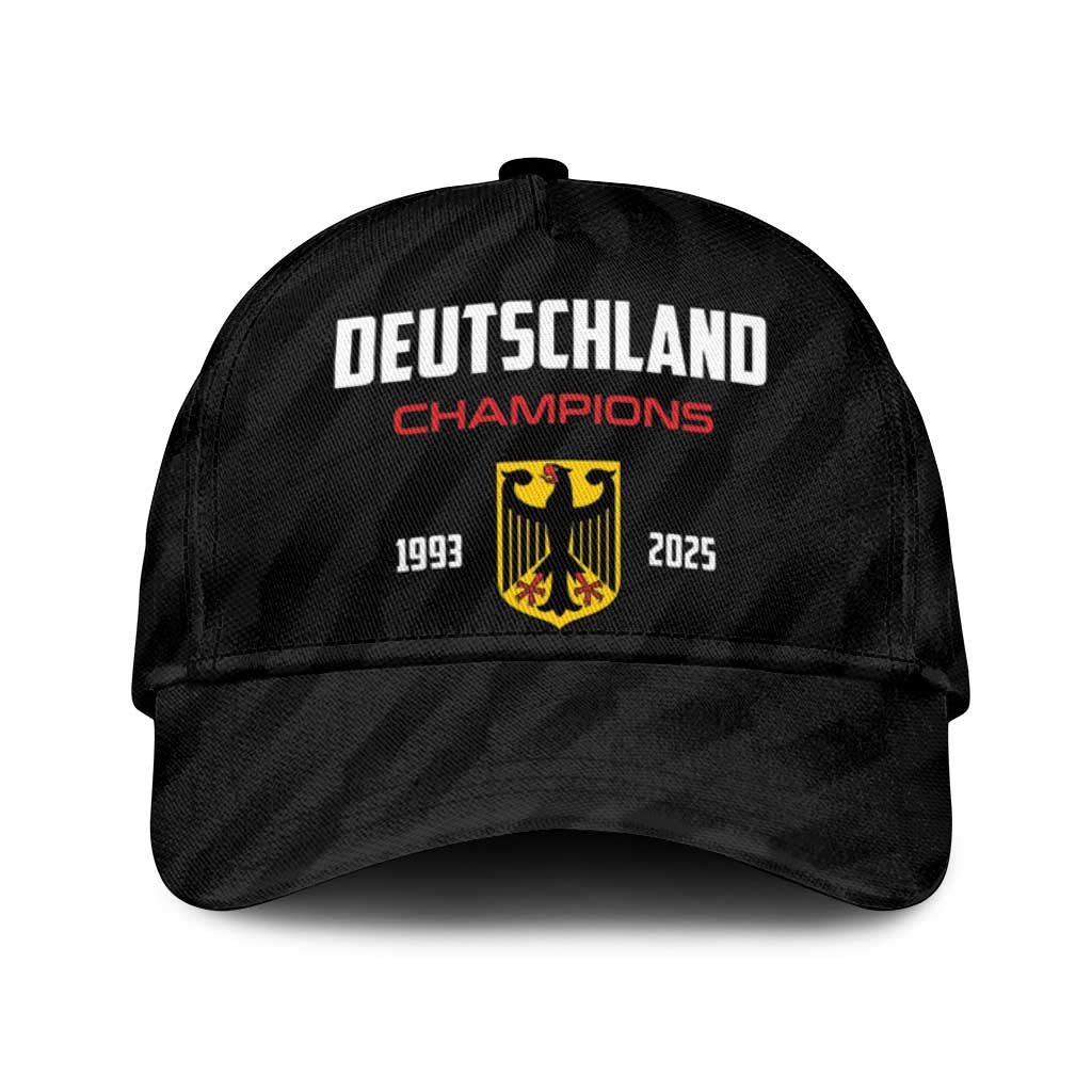 Germany 2025 Champions Basketball Black Classic Cap - Wonder Print Shop