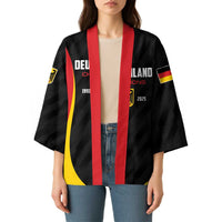 Custom Germany 2025 Champions Basketball Black Kimono - Wonder Print Shop