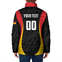 Custom Germany 2025 Champions Basketball Black Padded Jacket - Wonder Print Shop