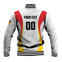 Custom Germany 2025 Champions Basketball White Baseball Jacket - Wonder Print Shop